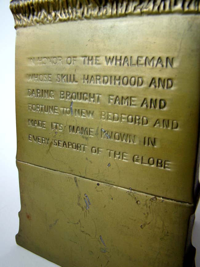 A single New Bedford Whaling Monument bookend by Jennings Brothers circa 1930 — image 3